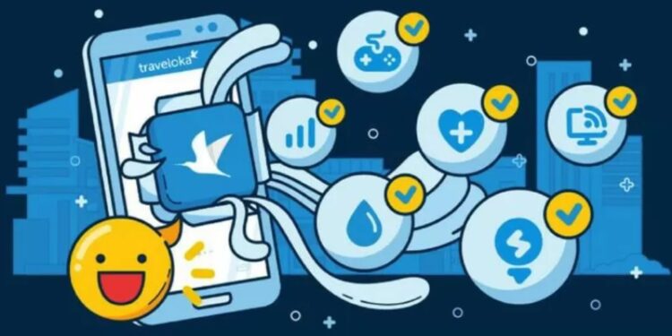 lustrasi perusahaan teknologi penyedia layanan perjalanan, gaya hidup, dan jasa keuangan berbasis digital, Traveloka. (MASAPNEWS/HO/Traveloka)