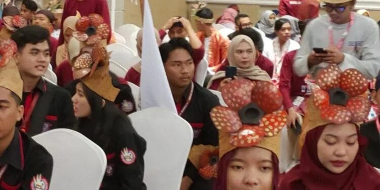 Sejumlah remaja GenRe hadir dalam Apresiasi Duta Genre dan Jambore Kreativitas Remaja di Yogyakarta, Ahad (21/8/2022). (MASAPNEWS/ANT/HO-BKKBN)