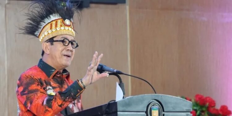 Menteri Hukum dan Hak Asasi Manusia (Menkumham) Yasonna Hamonangan Laoly. (MASAPNEWS/ANT/HO-Humas DJKI Kemenkumham)