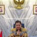 Menteri Koordinator Bidang Perekonomian Airlangga Hartarto saat menyampaikan keynote speech secara virtual dalam acara Properti Indonesia Award (PIA) 2022, Rabu (7/9/2022). (MASAPNEWS/ANT/HO-Kemenko Perekonomian)