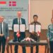 PT Sarana Multi Infrastruktur dan Danida Sustainable Infrastructure Finance (DSIF) memperlihatkan letter of intent terkait kerja sama mempercepat transisi energi di Indonesia. (MASAPNEWS/ANT/HO-Kementerian ESDM)