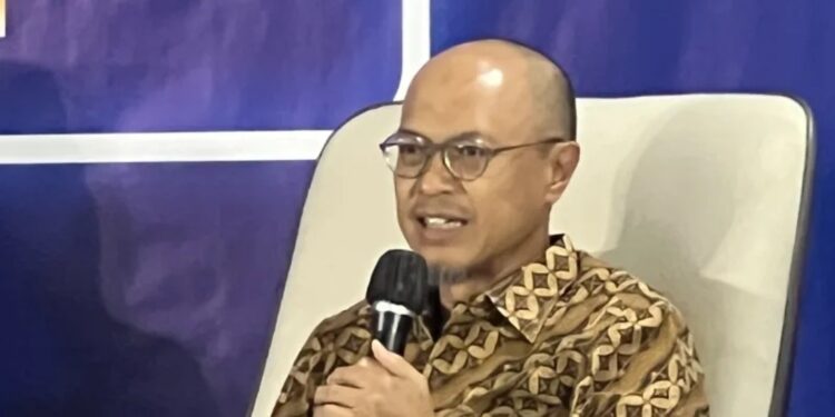 Wakil Kepala Badan Ekosistem Ekonomi Digital Kadin Indonesia Bidang Kebijakan Publik Zacky Zainal Husein dalam diskusi publik "Kesiapan Industri Jelang Pengesahan RUU PDP" di Hotel Four Points by Sheraton, Jakarta Pusat, Jumat (9/9/2022). (MASAPNEWS/ANT)