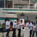 Jajaran direksi PLN dan ICON+ meluncurkan program Iconnet Sehati dengan hadiah 100 paket wisata religi di pelataran mal Sarina, Jakarta, Sabtu (10/9/2022). (MASAPNEWS/ANT)
