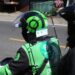 Driver ojek online dan penumpang yang menggunakan jasa transportasi ojek daring (online) Gojek. (MASAPNEWS/ANT)