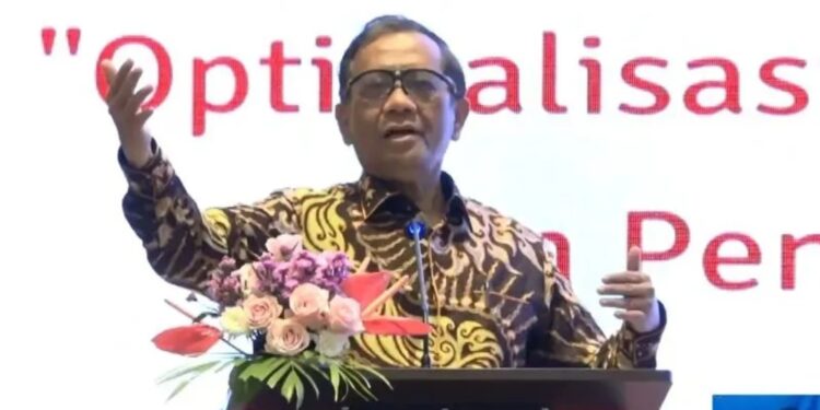 Menteri Koordinator Bidang Politik, Hukum, dan Keamanan, Mahfud MD. (MASAPNEWS/ANT)