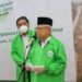 Wakil Presiden Ma'ruf Amin menyampaikan pernyataan seusai mengunjungi kawasan Batamindo Green Farm di Karawang, Jawa Barat pada Kamis (15/9/2022). (MASAPNEWS/ANT)