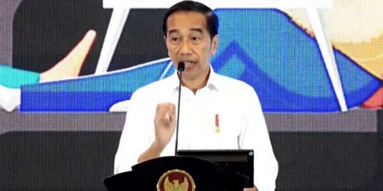 Tangkapan layar - Presiden Joko Widodo menyampaikan sambutan sebelum membuka BUMN Startup Day di ICE BSD City, Tangerang, Banten, Senin (26/9/2022). (MASAPNEWS/ANT)
