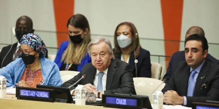 "Tanpa menghilangkan senjata nuklir, maka tidak akan ada perdamaian. Tidak ada kepercayaan. Dan tidak akan ada masa depan yang berkelanjutan," kata Sekretaris Jenderal PBB Antonio Guterres. (MASAPNEWS/ANT/XINHUA)