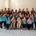 Wabup Gumas dan lainnya berfoto bersama saat lokmin stunting Kecamatan Rungan Hulu, Selasa (27/9/2022). (Foto : TPPS Kabupaten Gumas)