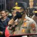 Kapolda Jawa Timur Irjen Pol. Niico Afinta memberikan keterangan pers di Polres Malang, Kabupaten Malang, Jawa Timur, Minggu (2/10/2022). (MASAPNEWS/ANT)