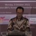 Pelaksana tugas (Plt) Kepala Pusat kebijakan Ekonomi Makro Badan Kebijakan Fiskal (BKF) Kementerian Keuangan (Kemenkeu) Abdurohman dalam Indonesia Economic Outlook 2023 Forum yang dipantau secara daring di Jakarta, Senin (03/10/2022). (MASAPNEWS/ANT)