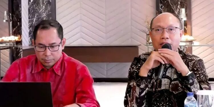 Sekretaris Direktorat Jenderal Protokol dan Konsuler Didik Eko Pujianto (kanan) berbicara dalam konferensi pers HWPA secara virtual yang diikuti dari Jakarta, Minggu (9/10/2022). (MASAPNEWS/ANT)