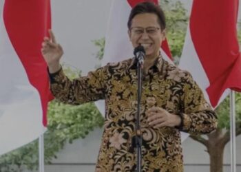 Menteri Kesehatan RI Budi Gunadi Sadikin saat menghadiri peresmian PT Etana Biotechnologies Indonesia di Jakarta, Jumat (7/10/2022). (MASAPNEWS/ANT/HO-Kemenkes)