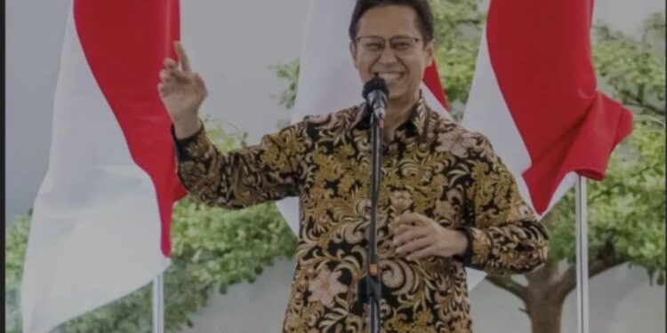 Menteri Kesehatan RI Budi Gunadi Sadikin saat menghadiri peresmian PT Etana Biotechnologies Indonesia di Jakarta, Jumat (7/10/2022). (MASAPNEWS/ANT/HO-Kemenkes)