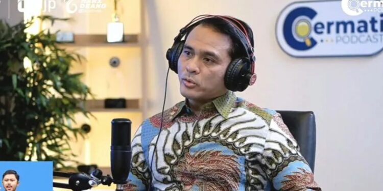 Tangkapan layar Staf Ahli Menteri Keuangan Bidang Pengawasan Pajak Nufransa Wira Sakti dalam Podcast Cermati, Selasa (11/10/2022). (MASAPNEWS/ANT)