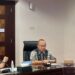 Tenaga Ahli Utama Kantor Staf Presiden (KSP) Helson Siagian (kiri) dalam Rapat Koordinasi persiapan gelaran WSBK Mandalika 2022,di Gedung Bina Graha Jakarta, Rabu (12/10). (MASAPNEWS/ANT/HO-Kantor Staf Presiden)