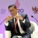 Wakil Menteri BUMN I Pahala Mansury dalam SOE International Conference di Nusa Dua, Bali pada Senin (17/10/2022). (MASAPNEWS/ANT)