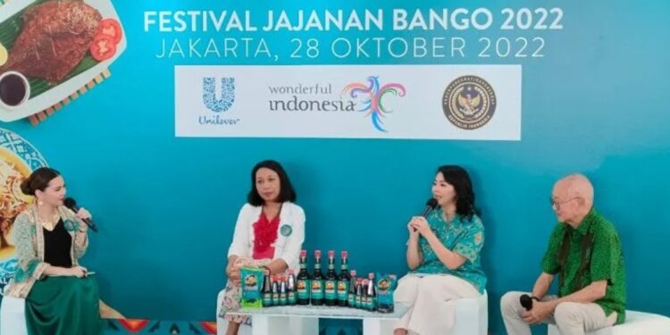 Konferensi pers Festival Jajanan Bango 2022 di Senayan, Jakarta, Jumat (28/10/2022) (MASAPNEWS/ANT)