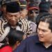 Menteri BUMN Erick Thohir menyapa warga nelayan di Tambak Loro, Semarang, Jawa Tengah. (MASAPNEWS/ANT/HO-Kementerian BUMN)