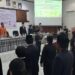 Bupati Gunung Mas Jaya S Monong bersama Wakil Bupati Efrensia LP Umbing dan lainnya, menyaksikan pengambilan sumpah/janji dan pelantikan anggota panwaslu kecamatan, di Kuala Kurun, Jumat (28/10/2022). (MASAPNEWS/GCM)
