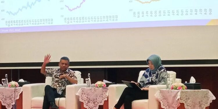 Wakil Menteri Keuangan Suahasil Nazara saat membuka acara Media Gathering di Kantor Kemenkeu, Jakarta, Jumat (4//11/2022). (MASAPNEWS/ANT)