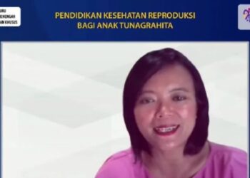 Tangkapan layar - Konsultan United Nations Fund for Population Activities (UNFPA) Mawar Nita Pohan dalam webinar "Pendidikan Kesehatan Reproduksi bagi Anak Tunagrahita" Selasa, (8/11/2022) (MASAPNEWS/ANT)