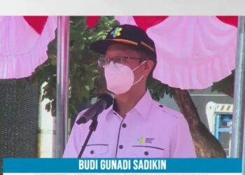 Menteri Kesehatan RI Budi Gunadi Sadikin dalam acara peringatan Hari Kesehatan Nasional ke-58 bertajuk "Bangkit Indonesia-ku Sehat Negeriku", Jakarta, Sabtu (12/11/2022). (MASAPNEWS/ANT)