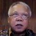 Tangkapan layar - Menteri PUPR Basuki Hadimuljono dalam diskusi daring bertema "Pentingnya Mitigasi Bencana dalam Perencanaan IKN" yang dipantau di Jakarta, Sabtu (19/11/2022). (MASAPNEWS/ANT)