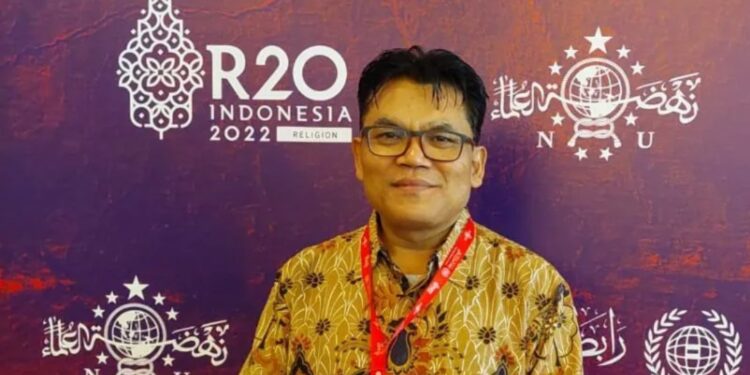 Direktur Pasca Sarjana UIN Syarif Hidayatullah Jakarta Asep Saepudin Jahar saat menghadiri Forum R20 di Bali, Sabtu (5/11/2022). (MASAPNEWS/ANT/HO-UIN Syarif Hidayatullah Jakarta)