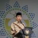 Presiden Joko Widodo memberikan sambutaan pada Pembukaan Muktamar ke-48 Muhammadiyah dan Aisyiyah 2022 di Stadion Manahan, Solo, Jawa Tengah, Sabtu (19/11/2022). Muktamar Muhammadiyah akan berlangsung hingga Minggu 20 November 2022 dengan agenda utama sidang pleno pemilihan dan penetapan ketua umum pimpinan pusat Muhammadiyah masa jabatan 2022-2027. (MASAPNEWS/ANT)