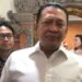Ketua MPR RI Bambang Soesatyo saat membahas ancaman resesi global dalam studi umum Universitas Terbuka di Denpasar, Bali, Minggu (27/11/2022). (MASAPNEWS/ANT)