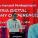 Menteri Perdagangan Zulkifli Hasan di "Indonesia Digital Economy Conference "Langkah Tepat Wujudkan Target Transformasi Ekonomi Digital 2025", Jakarta, Selasa (29/11/2022) (MASAPNEWS/ANT)