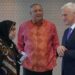 Direktur Eksekutif LPEI Riyani Tirtoso bertemu dengan Group Chief Executive Officer Standard Chartered Bank Bill Winters. (MASAPNEWS/ANT/HO-LPEI)
