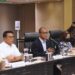 Arsip foto - Dari kiri ke kanan, Kepala Staf Kepresidenan Moeldoko bersama dengan Gubernur Lemhanas Andi Widjajanto dan Deputi V KSP Jaleswari Pramodhawardani di Jakarta, Selasa (15/3/2022). (MASAPNEWS/ANT/HO-KSP)