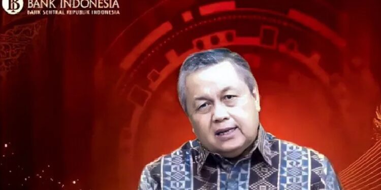 Tangkapan layar - Gubernur Bank Indonesia (BI) Perry Warjiyo dalam Seminar Nasional Outlook Perekonomian Jakarta 2023 yang dipantau secara daring di Jakarta, Rabu (14/12/2022). (MASAPNEWS/ANT)