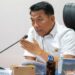 Kepala Staf Kepresidenan Moeldoko saat memimpin rakor terkait stok beras nasional bersama Kementan, Kemendag, Bulog, dan Badan Pangan Nasional, di Jakarta, Rabu (14/12/2022). (MASAPNEWS/ANT/HO-KSP)
