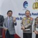 Menkominfo Johnny G Plate dan Wakabareskrim Polri Irjen Pol Asep Edi Suheri saat konferensi pers "Menyongsong Pemilu Serentak 2024: Pemilu Berkualitas untuk Indonesia Maju", di Kementerian Kominfo, Jakarta, Rabu (4/12/2023). (MASAPNEWS/ANT)