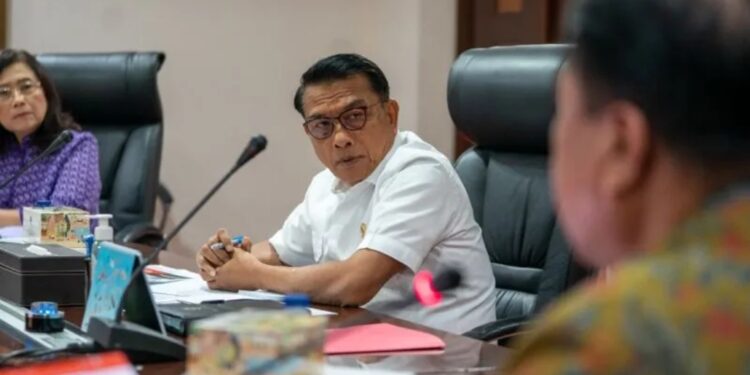 Kepala Staf Kepresidenan Moeldoko saat memimpin rapat koordinasi terkait perkembangan terkini proses hukum tragedi Kanjuruhan di Gedung Bina Graha, Jakarta, Rabu (11/1/2023). (MASAPNEWS/ANT/HO-KSP)