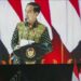 Presiden Joko Widodo (Jokowi) memberikan sambutan dalam pembukaan Rakornas Kepala Daerah dan Forkopimda 2023 di SICC, Sentul, Kabupaten Bogor, Jawa Barat, Selasa (17/1/2023). (MASAPNEWS/ANT)