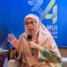 Direktur Utama LPPOM MUI Muti Arintawati dalam media gathering di Jakarta, Selasa (17/1/2023). (MASAPNEWS/ANT)