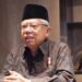 Wakil Presiden Ma’ruf Amin memberikan sambutan secara daring pada acara Wisuda Sarjana Angkatan XXVI Sekolah Tinggi Agama Islam (STAI) Shalahuddin Al-Ayyubi Jakarta, Minggu (22/1/2023). (MASAPNEWS/ANT/HO-BPMI Setwapres)