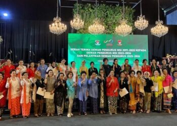 Acara serah terima pengurus MSI periode 2019-2022 serta pelantikan Dewan Pengurus Mitra Seni Indonesia Periode 2023-2026 (MASAPNEWS/ANT/HO)