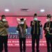 Wakil Presiden Ma’ruf Amin didampingi Ketua Dewan Pembina Yayasan Pengembangan Kebudayaan Minahasa (YPKM) Theo L. Sambuaga (tiga kanan) dan jajaran pengurus YPKM lain meresmikan Pembukaan Pra Kongres Kebudayaan Minahasa, di Gedung IASTH, Universitas Indonesia, Salemba, Jakarta Pusat, Kamis (26/01/2023). (MASAPNEWS/ANT/HO-BPMI Setwapres)