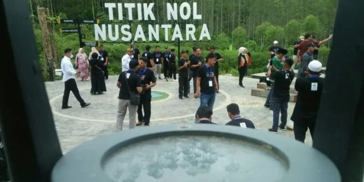Titik Nol Nusantara di kawasan IKN Nusantara (MASAPNEWS/ANT)