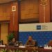 Menteri Keuangan (Menkeu) Sri Mulyani (kedua dari kiri) yang juga merupakan Ketua KSSK dalam konferensi pers KSSK di Jakarta, Selasa (31/01/2022). (MASAPNEWS/ANT)