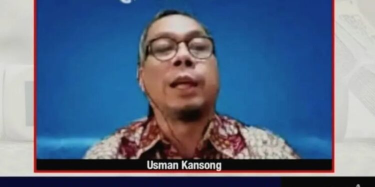 Tangkapan layar-Direktur Jenderal Informasi dan Komunikasi Publik Kementerian Komunikasi dan Informatika Usman Kansong di Jakarta, Sabtu (4/2/1023). (MASAPNEWS/ANT)