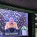 Menteri Koordinator Bidang Perekonomian Airlangga Hartarto memberikan sambutan secara virtual dalam Rapat Kerja Nasional (Rakernas) 2023 Himpunan Pengusaha KAHMI/Korps Alumni Himpunan Mahasiswa Islam (Hipka) di Hotel Grand Sahid, Jakarta, Kamis. (MASAPNEWS/ANT)