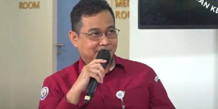 Tangkapan layar - Direktur Pemasaran Ditjen Penguatan Daya Saing Produk Kelautan dan Perikanan (PDSPKP) Kementerian Kelautan dan Perikanan (KKP), Erwin Dwiyana dalam Bincang Bahari edisi 2 Tahun 2023 yang digelar secara hybrid di Jakarta, Selasa (21/2/2023). (MASAPNEWS/ANT)