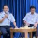 Direktur Angkutan Udara Kemenhub Putu Eka Cahyadi (kiri) saat bincang media, di Kantor Kementerian Perhubungan, Jakarta, Kamis (23/2/2023). (MASAPNEWS/ANT)