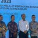 Wakil Bupati OKU Timur Adi Nugraha Purna Yudha menghadiri peresmian pabrik pakan ikan mandiri oleh Kementerian Kelautan dan Perikanan, di The Alana Yogyakarta Hotel pada Senin (27/2/2023). (MASAPNEWS/ANT)